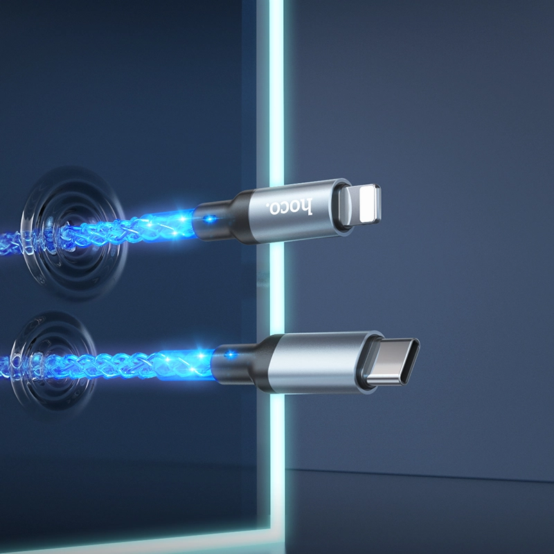 کابل شارژ 20 وات Lightning به USB-C هوکو مدل U112 طول1 متر - تصویر 4